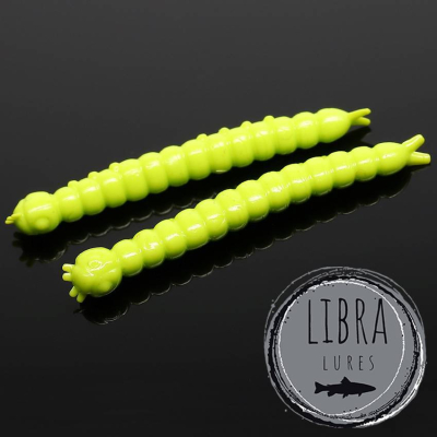 Libra Lures Slight Worm 38 barva 027 apple green (balení 15ks) příchuť sýr