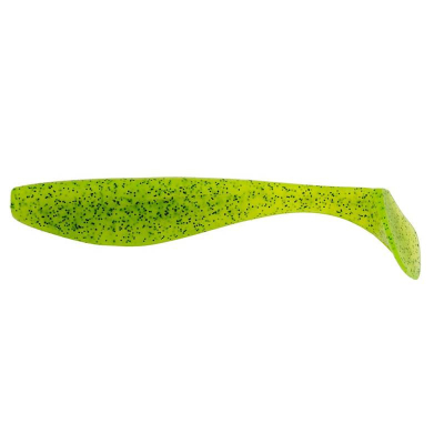 Ripper FishUp Wizzle Shad 5 inch | 125 mm -055 Chartreuse/Black (balení 4ks)