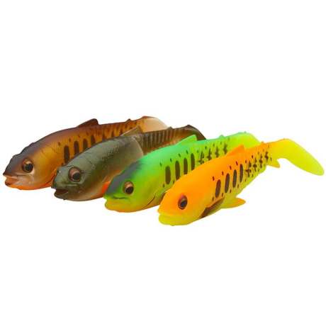 Savage Grea Craft Cannibal Paddle Tail 10,5cm 12g 4 pcs Dark Water Mix