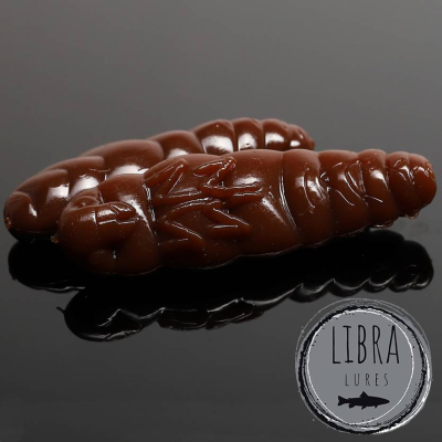 Libra Lures Largo 35 barva 038 Brown (10 kusů) příchuť sýr