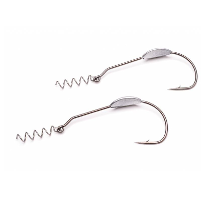 Svartzonker Offset Hook weighted small Zink 10/0 7g (2 pack)