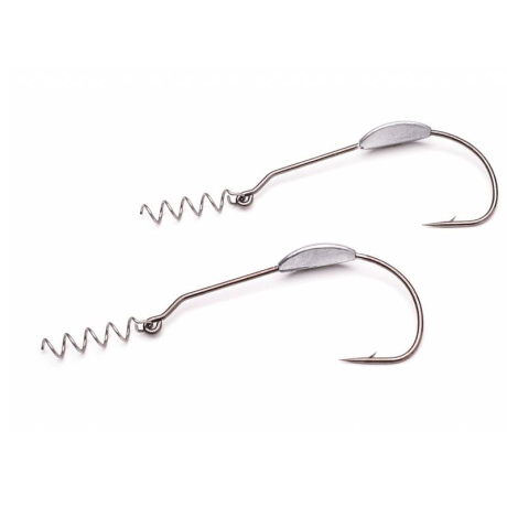 Svartzonker Offset Hook weighted small Zink 13/0 12g (2 pack)
