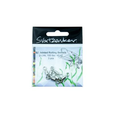 SZ Jointed Rolling Swivels 2 link 3 pack 80 lb