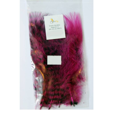 FM Fly peří GRIZZLY MARABOU - MAGENTA LT