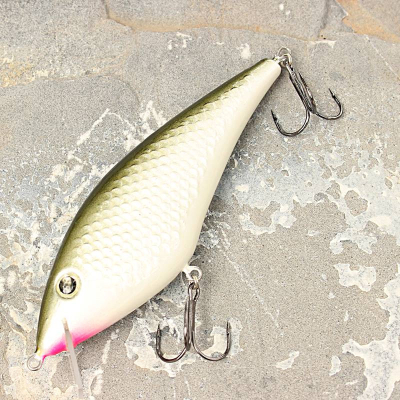 Wobler BONITO KRAP 13cm 40g SR 3D plovoucí barva Pearl Olive