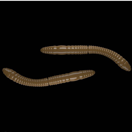 LIBRA LURES Fatty D’Worm Tournament 55 – 038 Brown – 12ks) příchuť krill