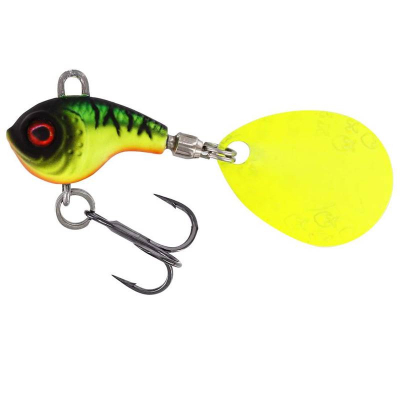 Westin DropBite Tungsten Spin Tail Jig 2cm 13g Firetiger