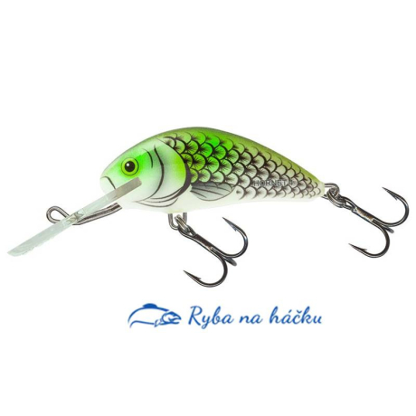 Wobler na štiku Salmo Hornet 5 Olive Hot Spot plovoucí