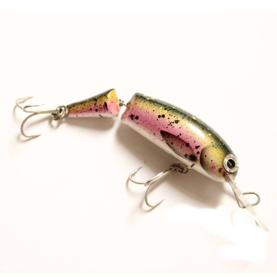 Wobler Monarch Dok Ferox-Jointed 8 DEEP barva Steelhead plovoucí