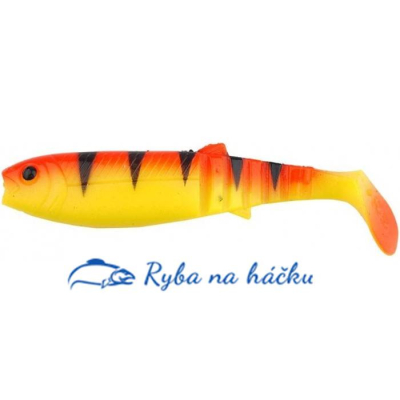 Gumová nástraha na štiky SG Cannibal Shad 12,5cm barva Golden Ambulance