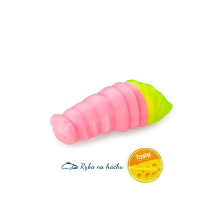Fishup Maya Cheese Trout Series 1.8 inch - 45mm 133 Bubblegum / Hot Chartreuse 6 pcs