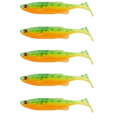 Ripper Savage Gear Fat Minnow T-Tail 10,5cm 5 pcs Firecracker