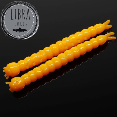 Libra Lures Slight Worm 38 barva Dark Yellow 008 (balení 15ks) příchuť sýr