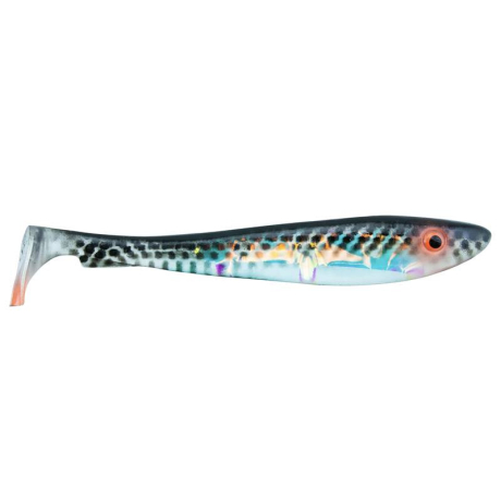 Svartzonker McRubber Flash Shad 17 cm UV Black Back 3-pack