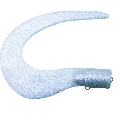 Náhradní ocásek Svartzonker Giant BigTail 2-pack C4 Pearl White (2 kusy v balení)