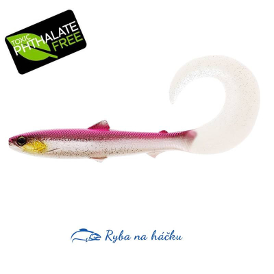 Westin BullTeez Curltail 10cm 6g Pink Headlight 2pcs