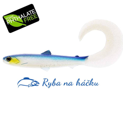 Westin BullTeez Curltail 10cm 6g Blue Headlight 2pcs