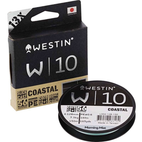 Westin W10 13 Braid Coastal Morning Mist 150m 0,10mm 6kg