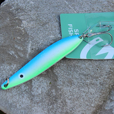 Plandavka Kinetic Fax 15g Blue/Silver/Green