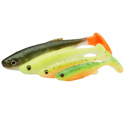 Ripper Savage GearFAT MINNOW T-TAIL 13CM 20G DARKWATER MIX 5PCS