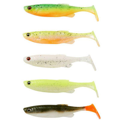Ripper Savage GearFAT MINNOW T-TAIL 13CM 20G DARKWATER MIX 5PCS