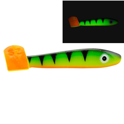 Svartzonker McRubber Junior 17cm Glow Fire Tiger (2 kusy)