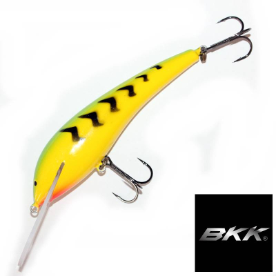 Wobler Bonito Szczupak 12,5cm plovoucí Green tiger - BKK hooks