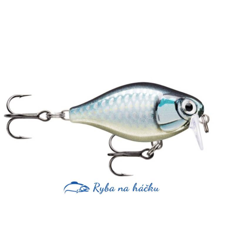 Wobler Rapala X-light Series Crank 03 3,5cm 4g Shallow Runner Baby Asp
