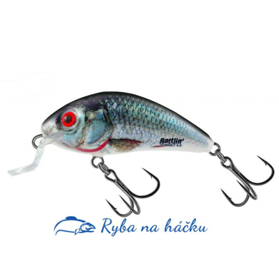Wobler na okouny Salmo Rattlin´Hornet Shallow 3,5 SR barva Holographic Real Dace plovoucí