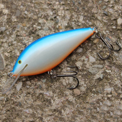 Wobler na štiky Bonito Krap 9 DR barva 08 malovaný plovoucí BKK Hooks