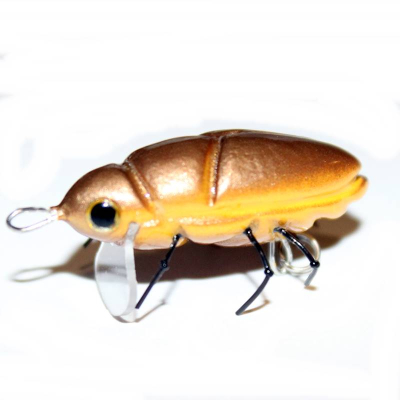 Microbait Great Beetle 32mm - 2g Brown plovoucí