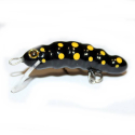 Wobler Microbait Daisy 31mm 1,7g Black-Yellow plovoucí