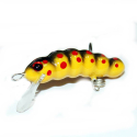 Wobler Microbait Daisy 31mm 1,7g Strip-Yellow plovoucí