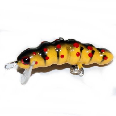 Wobler Microbait Maggot 33mm 2g Strip-Yellow
