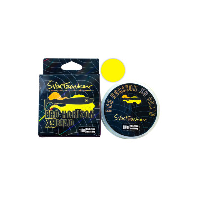 Svartzonker SZ Pro Horizon X9 Braid 110m Yellow 0,17 mm 11,1kg žlutá
