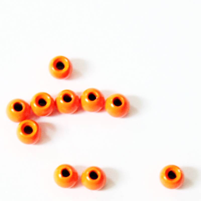 Tungsten wolframové hlavičky - Round Orange 2,4MM (balení 10 kusů)