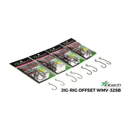 Háčky Intech Tournament Jig Rig Offset WMV-32SB vel. 6 – 6ks