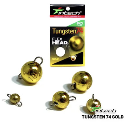 Čeburaška INTECH Tungsten 74 Gold – 3g – 2ks