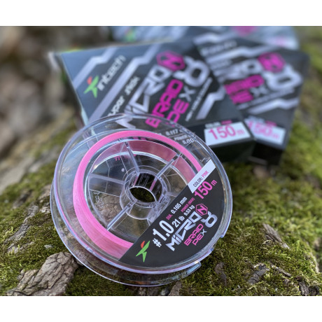 Šňůra INTECH Micron PE X8 0,5 (0,117mm - 4,54kg ) Pink - 150m