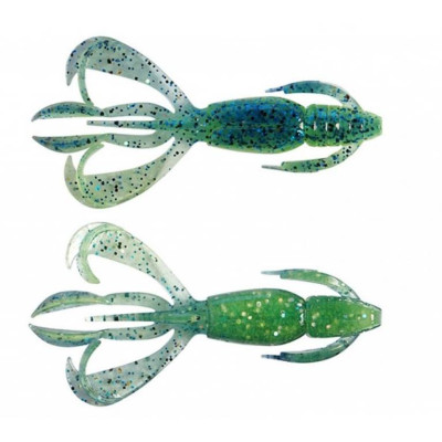 Keitech Crazy Flapper 2,4"  61mm - LT Blue X Chart...