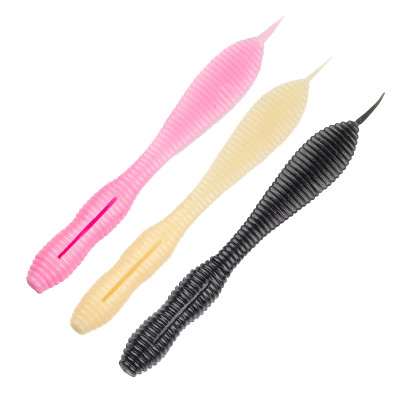 Perch Professor F**king Leech 2,75”/7cm Trout Mix LIMITED (3xBubblegum, 3xCheese, 2xBlack)