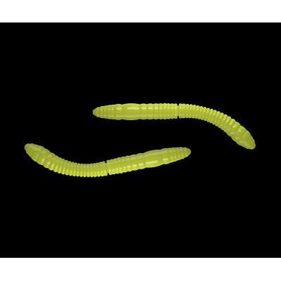 LIBRA LURES Fatty D’Worm Tournament 55 – Hot Yellow 006 (příchuť sýr) – 12ks/bal