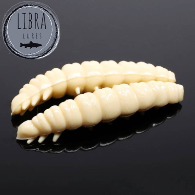 Libra Lures Larva 45 barva 005 Cheese (balení 8 ks) NO SCENT BEZ PŘÍCHUTĚ