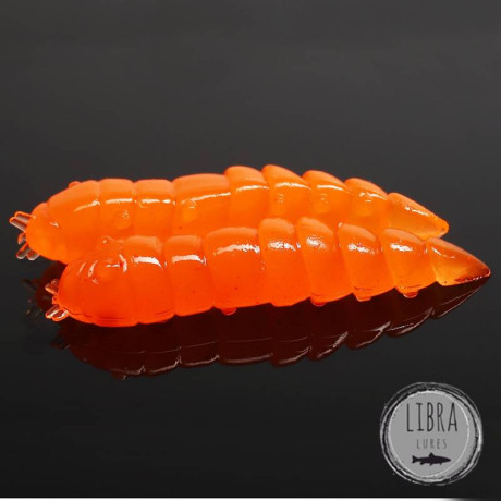 Libra Lures Kukolka 42 barva 011 Hot Orange (balení 10 ks) aroma sýr
