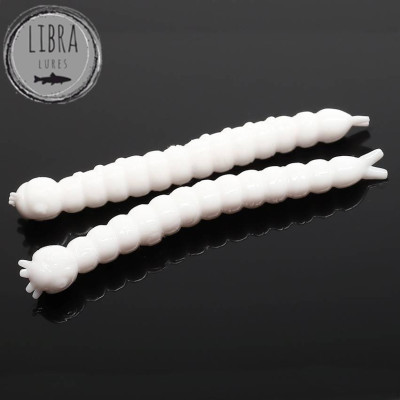 Libra Lures Slight Worm 38 barva Dark Yellow 001 white (balení 15ks) příchuť sýr