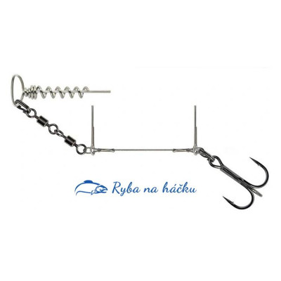 Savage Gear Spin Rig 11cm BS 23kg 0,70mm SGY 1/0 BN 2 pcs