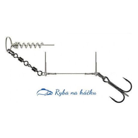 Savage Gear Spin Rig 11cm BS 23kg 0,70mm SGY 1/0 BN 2 pcs