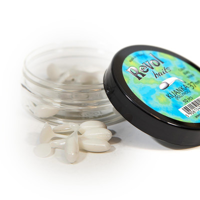 Revol Baits Pulec 37mm 10 pcs bílá příchuť kreveta