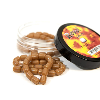 Revol Baits Pellet 10mm 60 pcs Béžová - Beige příchuť kreveta