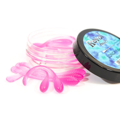 Revol Baits Longi 80mm 10 pcs růžový - pink UV příchuť kreveta